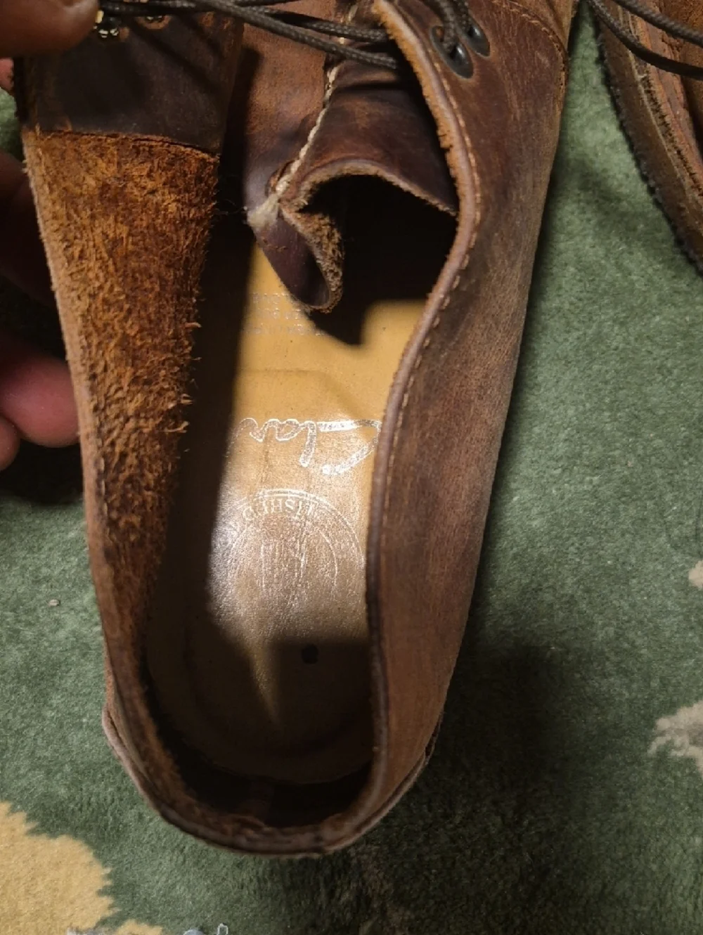 Clarks Brown Leather Chukka Boots - Lace-Up Casual